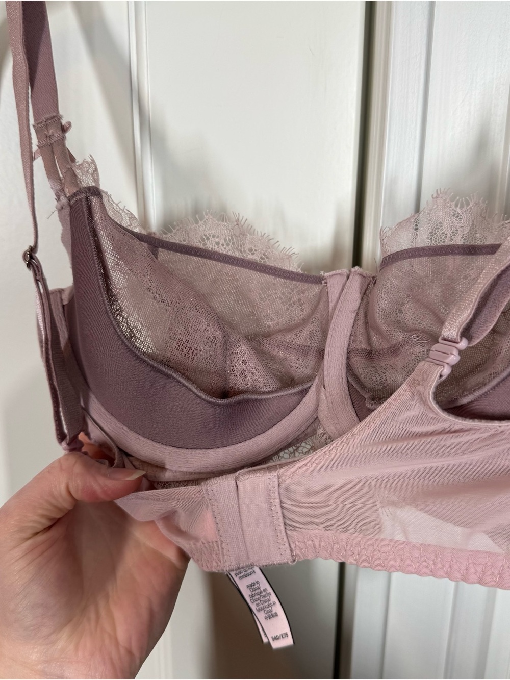Victoria’s‎ Secret Dream Angels Demi Bra size 34D sexy sheer lace boudoir play - Picture 5 of 8